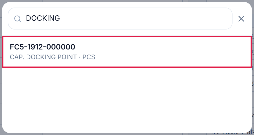 AutoCount আইটেমে DOCKING খোঁজা