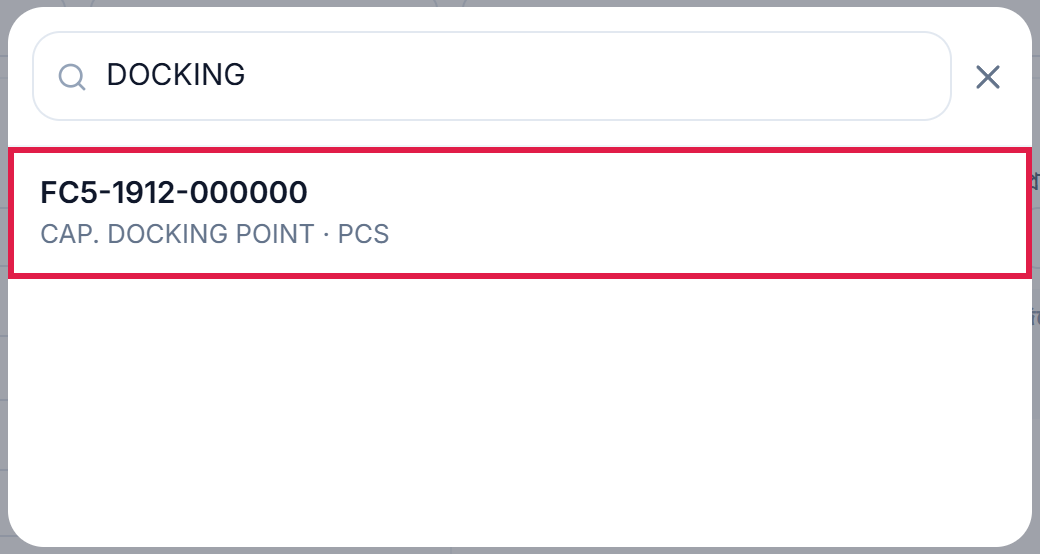 AutoCount আইটেমে DOCKING খোঁজা
